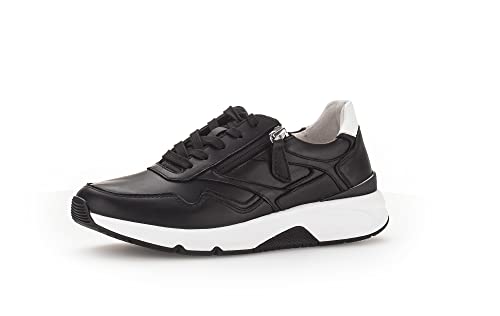 Gabor Damen Low-Top Sneaker, Frauen Halbschuhe,schnürschuhe,schnürer,straßenschuhe,Strassenschuhe,Sportschuhe,schwarz/Weiss,40 EU / 6.5 UK Gabor Damen Low-Top Sneaker, Frauen Halbschuhe,schnürschuhe,schnürer,straßenschuhe,Strassenschuhe,Sportschuhe,schwarz/Weiss,40 EU / 6.5 UK von Gabor