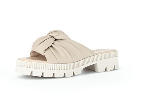 Gabor Damen Pantoletten, Frauen Slip On,Best Fitting,Sommerschuhe,sommerclogs,Sandalen,Freizeitschuhe,Women's,Lady,Ladies,Panna,38 EU / 5 UK, Beige Panna von Gabor