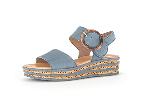 Gabor Damen Plateausandalen, Frauen Sandalen,Best Fitting,strandschuhe,plateausandaletten,dicke sohle,bequem,sommerschuhe,jeans,38.5 EU / 5.5 UK von Gabor