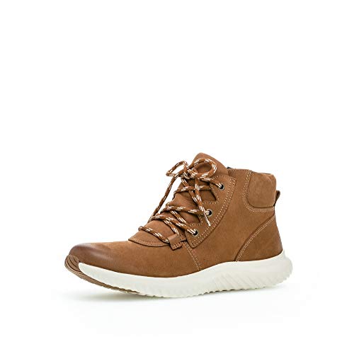 Gabor Damen Stiefeletten, Frauen Schnürstiefelette,OPTIFIT- Wechselfußbett, women's women woman boots bootee booties,camel (Mel.),38 EU / 5 UK von Gabor