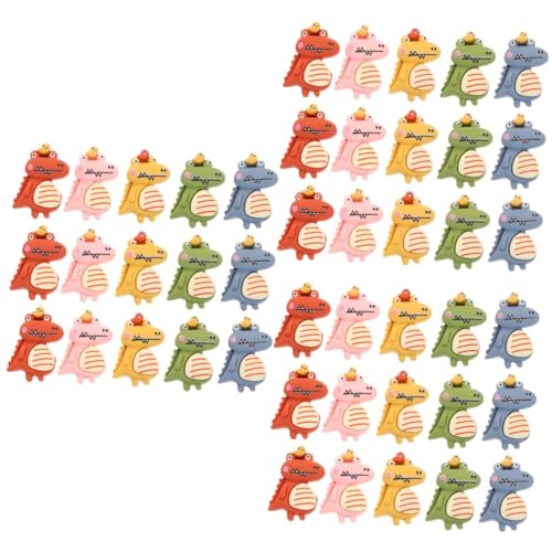 Gadpiparty 150 Stk Dinosaurier-harz-patch Cabochons Zur Schmuckherstellung Flatback-anhänger Selber Machen Kawaii-anhänger Perlenanhänger Dinosaurier-handwerk Kopfbedeckung Plastik Mini Baby von Gadpiparty