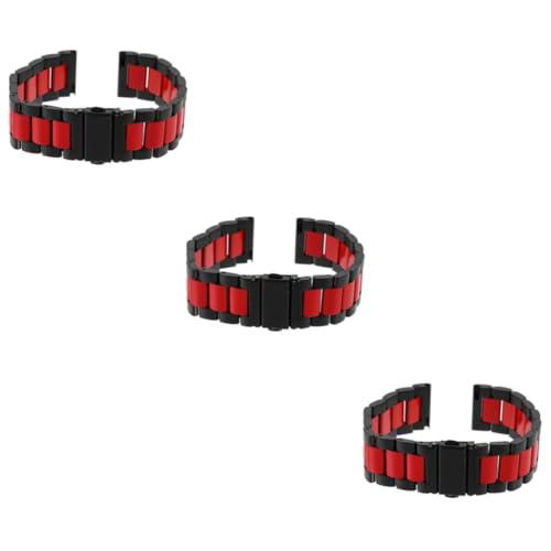 Gadpiparty 3St - Riemen für Männer Herrenarmbanduhren damen armband Damenband uhrenarmbänder kreatives armband Armbanduhrarmband Anschauen Gurt Lieferungen Mann Rostfreier Stahl von Gadpiparty