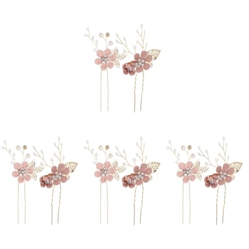 Gadpiparty 8 Stk Hochzeitshaarschmuck Für Bräute Damen Stirnbänder Hochzeitsblume Haarschmuck Für Damen Braut Haar Haare Für Brötchen Blumenhaar Stoff Jahrgang Schallwand Brautjungfer von Gadpiparty