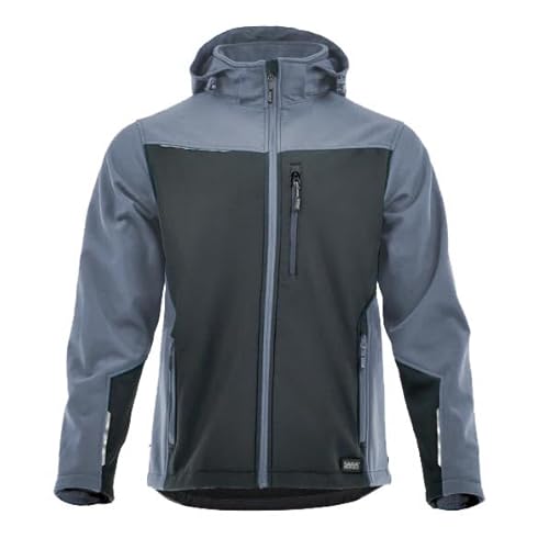 Gahibre Unisex 1-13-620 Softshell, Grau, Schwarz, XL Gahibre Unisex 1-13-620 Softshell, Grau, Schwarz, XL von Gahibre