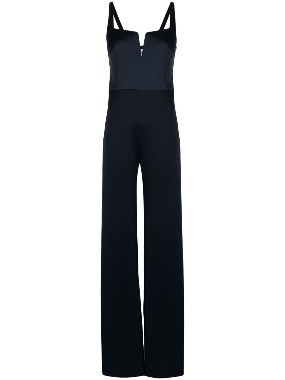 Galvan London Jumpsuit mit Corsage - Blau von Galvan London