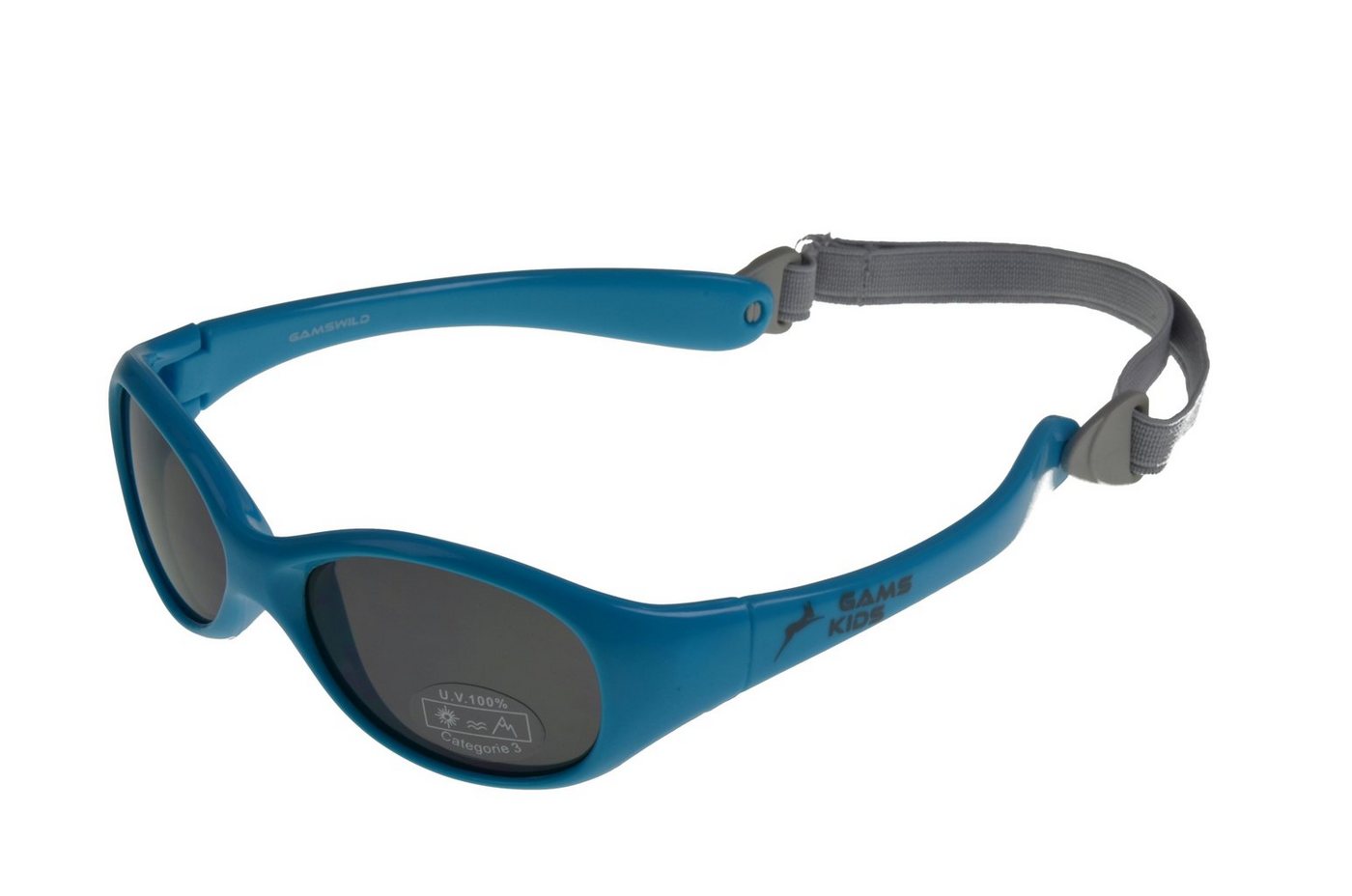 Gamswild Sonnenbrille UV400 GAMSKIDS Kinderbrille 0-3 Jahre Kleinkindbrille Mädchen Jungen Unisex kids Modell WK9113 in blau, grün, lila von Gamswild