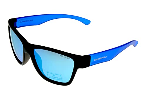 Gamswild WJ2116 Sonnenbrille Jugendbrille 8-18 Jahre Kinderbrille Mädchen Jungen kids Unisex | blau | grün | rot | GAMSKIDS, Farbe: Blau von Gamswild