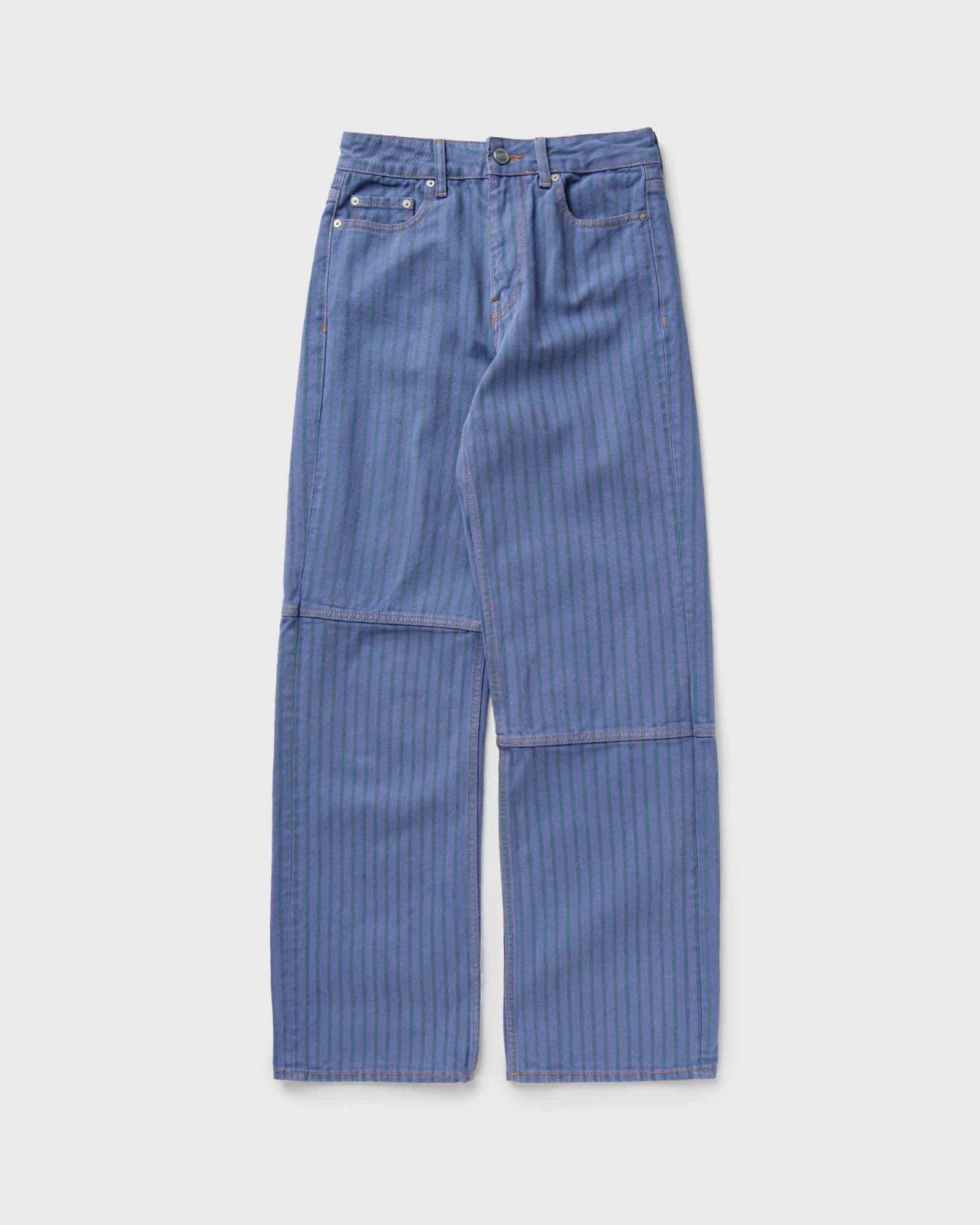 Ganni Stripe Overdyed Denim Izey women Jeans blue in Größe:M von Ganni