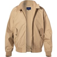 Gant Herren Blouson beige Baumwolle unifarben von Gant