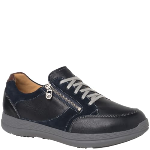 Ganter Herren Karl Ludwig Sneaker, darkblue, 45 EU XX-Weit von Ganter