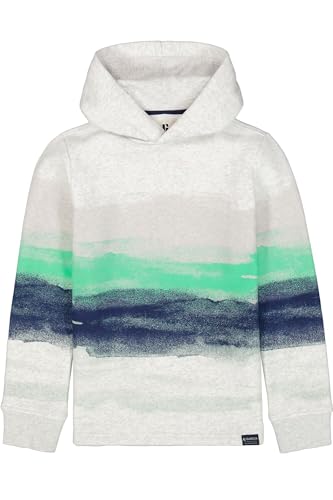 Garcia DE LA Cruz Jungen Sweater Sweatshirt, White Melee, 146 EU von GARCIA DE LA CRUZ