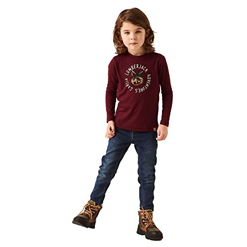 Garcia Kids Jungen Long Sleeve T-Shirt, barn red, 92/98 von GARCIA DE LA CRUZ