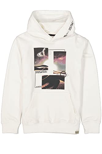 Garcia Kids Jungen Sweater Sweatshirt, Off White, 140/146 von GARCIA DE LA CRUZ