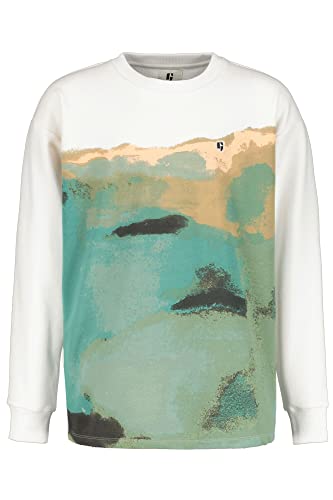 Garcia Kids Jungen Sweater Sweatshirt, Off White, 164/170 von GARCIA DE LA CRUZ