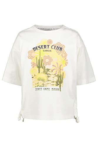 Garcia Kids Mädchen Short Sleeve T-Shirt, Off White, 104/110 von GARCIA DE LA CRUZ