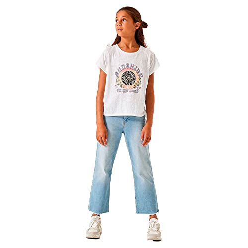 Garcia Kids Mädchen Short Sleeve T-Shirt, Off White, 176 von GARCIA DE LA CRUZ