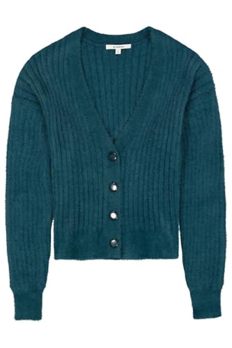 Garcia Damen Cardigan Knit Strickjacke, royal Petrol, Small von GARCIA DE LA CRUZ