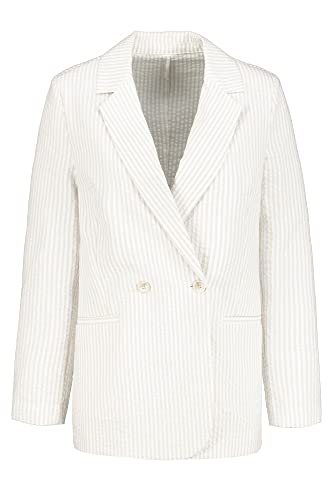 Garcia Damen Colbert + Gilet Strickjacke, Off White, L von GARCIA DE LA CRUZ