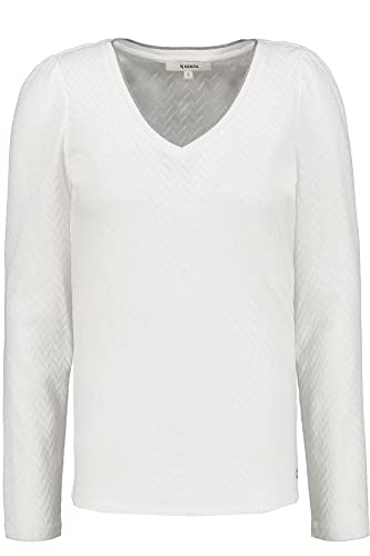 Garcia Damen Long Sleeve T-Shirt, Off White, L von GARCIA DE LA CRUZ