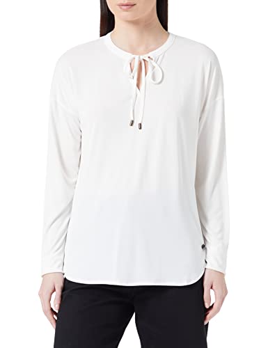 Garcia Damen Long Sleeve T-Shirt, Off White, S von GARCIA DE LA CRUZ