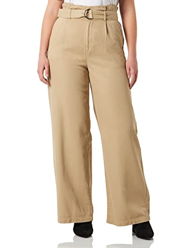 Garcia Damen Pants Non Denim Hose, iced Coffee, L von GARCIA DE LA CRUZ