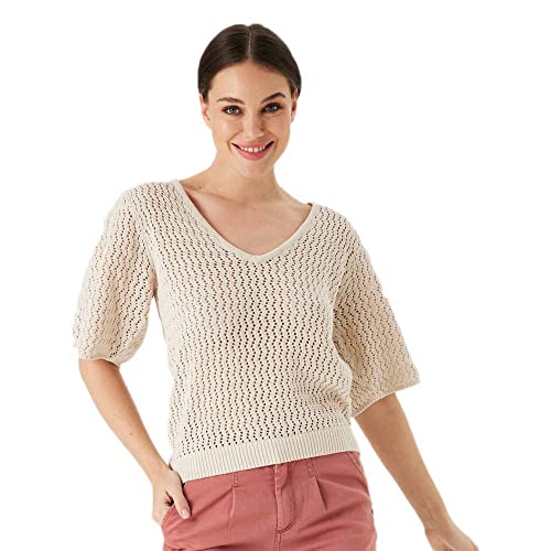 Garcia Damen Pullover, Almond, XL von GARCIA DE LA CRUZ