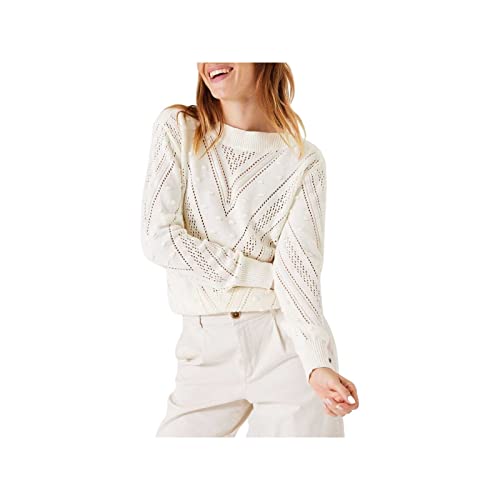 Garcia Damen Pullover, Off White, S von GARCIA DE LA CRUZ