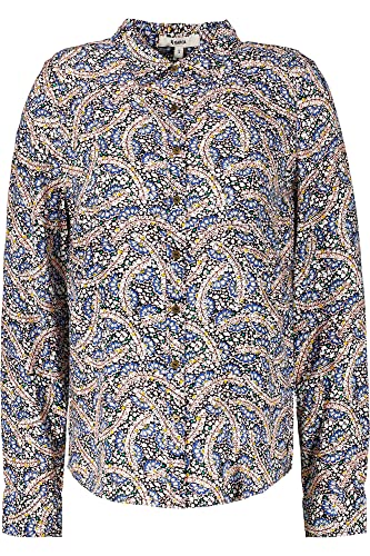 Garcia Damen Shirt Long Sleeve Bluse, Navy Peony, XS von GARCIA DE LA CRUZ