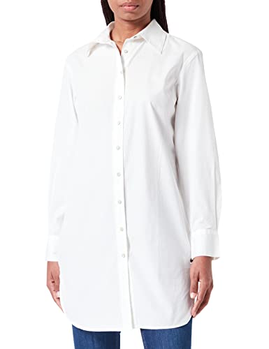 Garcia Damen Shirt Long Sleeve Bluse, Off White, XXL von GARCIA DE LA CRUZ