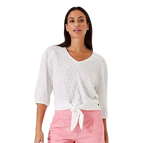 Garcia Damen Shirt Short Sleeve Bluse, Off White, L von GARCIA DE LA CRUZ