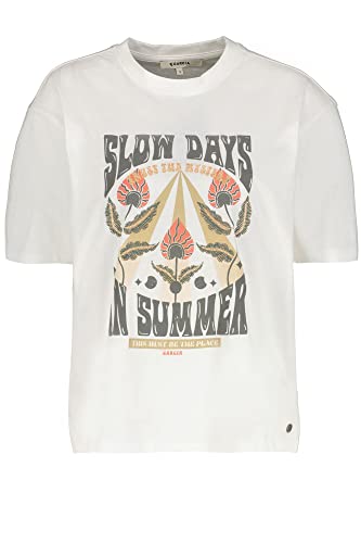 Garcia Damen Short Sleeve T-Shirt, Off White, S von GARCIA DE LA CRUZ