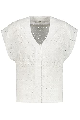 Garcia Damen Short Sleeve T-Shirt, Off White, S von GARCIA DE LA CRUZ