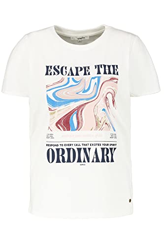 Garcia Damen Short Sleeve T-Shirt, Off White, S von GARCIA DE LA CRUZ