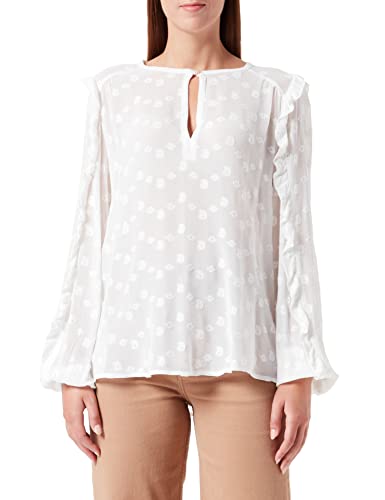 Garcia Damen U20034-53 Bluse, Off White, L von GARCIA DE LA CRUZ