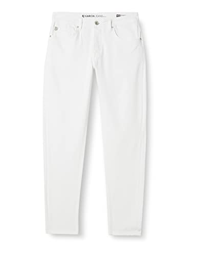 Garcia Herren Pants Denim Jeans, White, 28 von GARCIA DE LA CRUZ