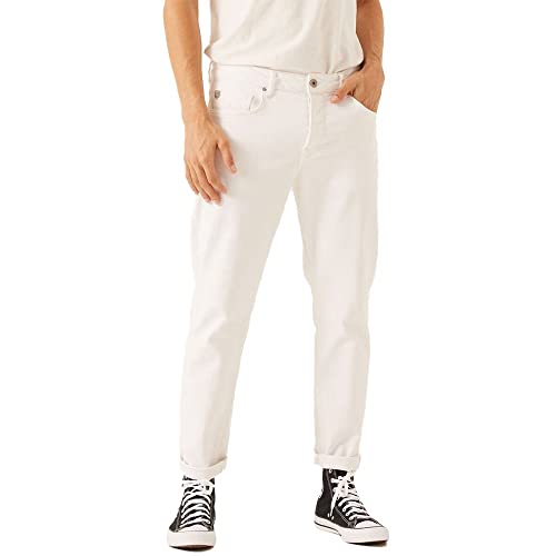 Garcia Herren Pants Denim Jeans, White, 29 von GARCIA DE LA CRUZ