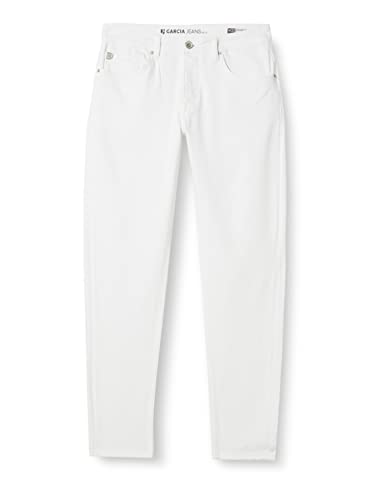 Garcia Herren Pants Denim Jeans, White, 29 von GARCIA DE LA CRUZ