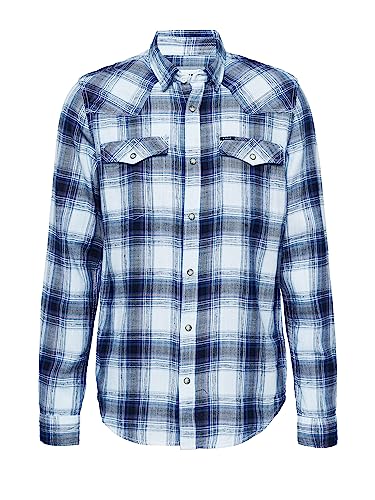 Garcia Herren Shirt Long Sleeve Hemd, Indigo, L von GARCIA DE LA CRUZ