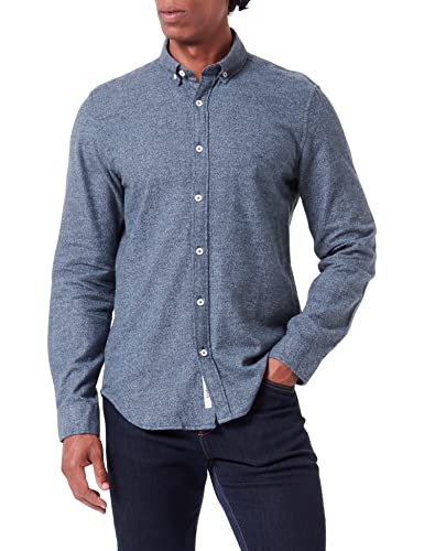 Garcia Herren Shirt Long Sleeve Hemd, Petrol Green, L von GARCIA DE LA CRUZ