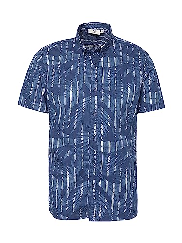 Garcia Herren Shirt Short Sleeve Hemd, Marine, L von GARCIA DE LA CRUZ