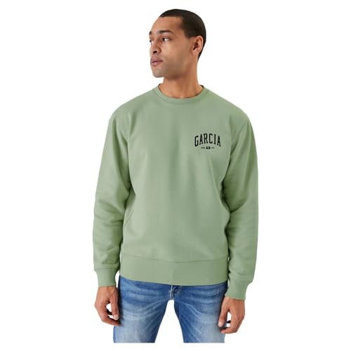 Garcia Herren Sweater Sweatshirt, Pistachio, M von GARCIA DE LA CRUZ