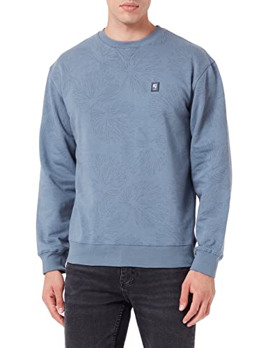 Garcia Herren U21265_Men`s Sweat Sweatshirt, Oil Blue, XXL von GARCIA DE LA CRUZ