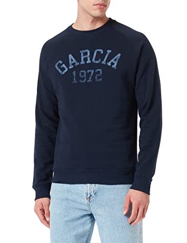 Garcia Herren U21266_Men`s Sweat Sweatshirt, Dark Moon, XL von GARCIA DE LA CRUZ