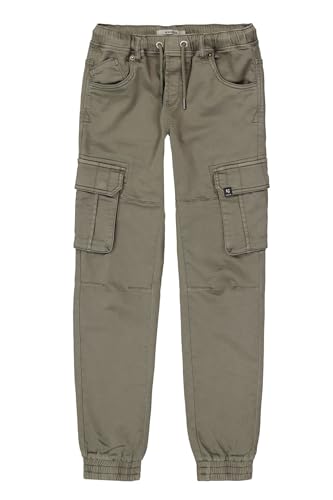 Garcia Jungen Cargohose Schlupfbund, Größe:152, Farbe:deep Army von GARCIA