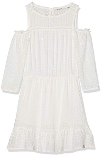 Garcia Mädchen B92688 Kleid, Weiß (Off White 53), 176 von GARCIA DE LA CRUZ