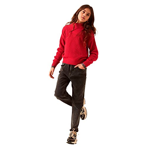 Garcia Mädchen Sweater Pullover, Candy Red, 146 EU von GARCIA DE LA CRUZ
