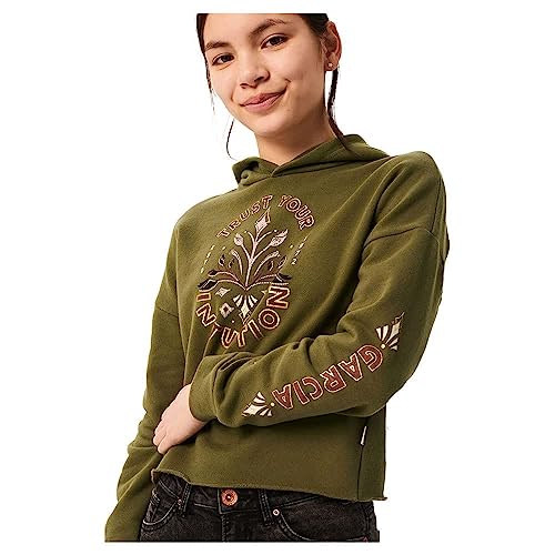 Garcia Mädchen Sweater Sweatshirt, Olive, 164/170 von GARCIA DE LA CRUZ