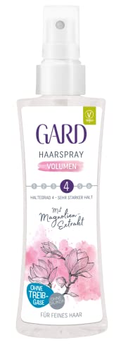 GARD Haarspray - 145 ml Pumpspray Flasche, silikonfrei, Styling-Spray für feines Haar, feine Zerstäubung - Volumen GARD Haarspray - 145 ml Pumpspray Flasche, silikonfrei, Styling-Spray für feines Haar, feine Zerstäubung - Volumen von Gard