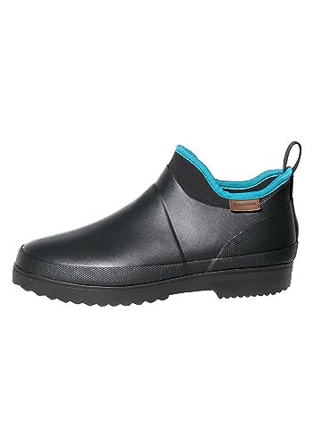 Gardena Gummistiefel kurz für Damen & Herren in den Größen 36-46 I Unisex-Regenstiefel im Low-Cut-Design I Gummischuhe für Damen & Herren I Wasserfest, rutschfest & gefüttert I in Grün oder Schwarz von Gardena