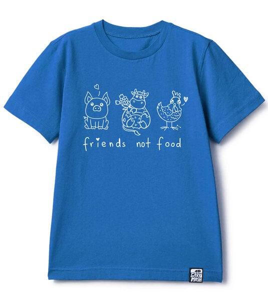 Gary Mash Kinder T-Shirt friends not food aus Bio-Baumwolle von Gary Mash